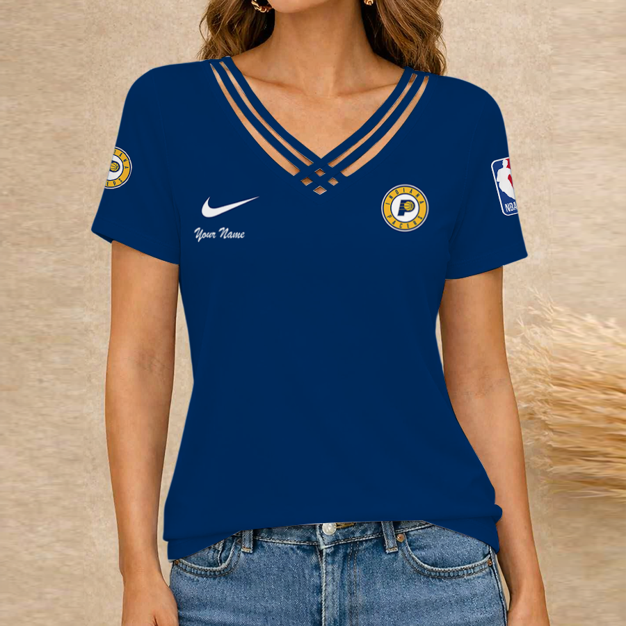 [HOT DEAL] NEW CUSTOMIZED NBA06 IPA INDIANA PACERS V-NECK SHIRT