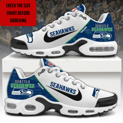 ELITE EDITION - NEW CUSTOMIZED NFL06 SSH SEATTLE SEAHAWKS AIR MAX PLUS SNEAKERS