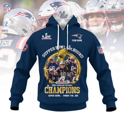 LIMITED EDITION - NEW CUSTOMIZED NFL27 NEP NEW ENGLAND PATRIOTS UNISEX T-SHIRT, POLO, HOODIE & JACKETS