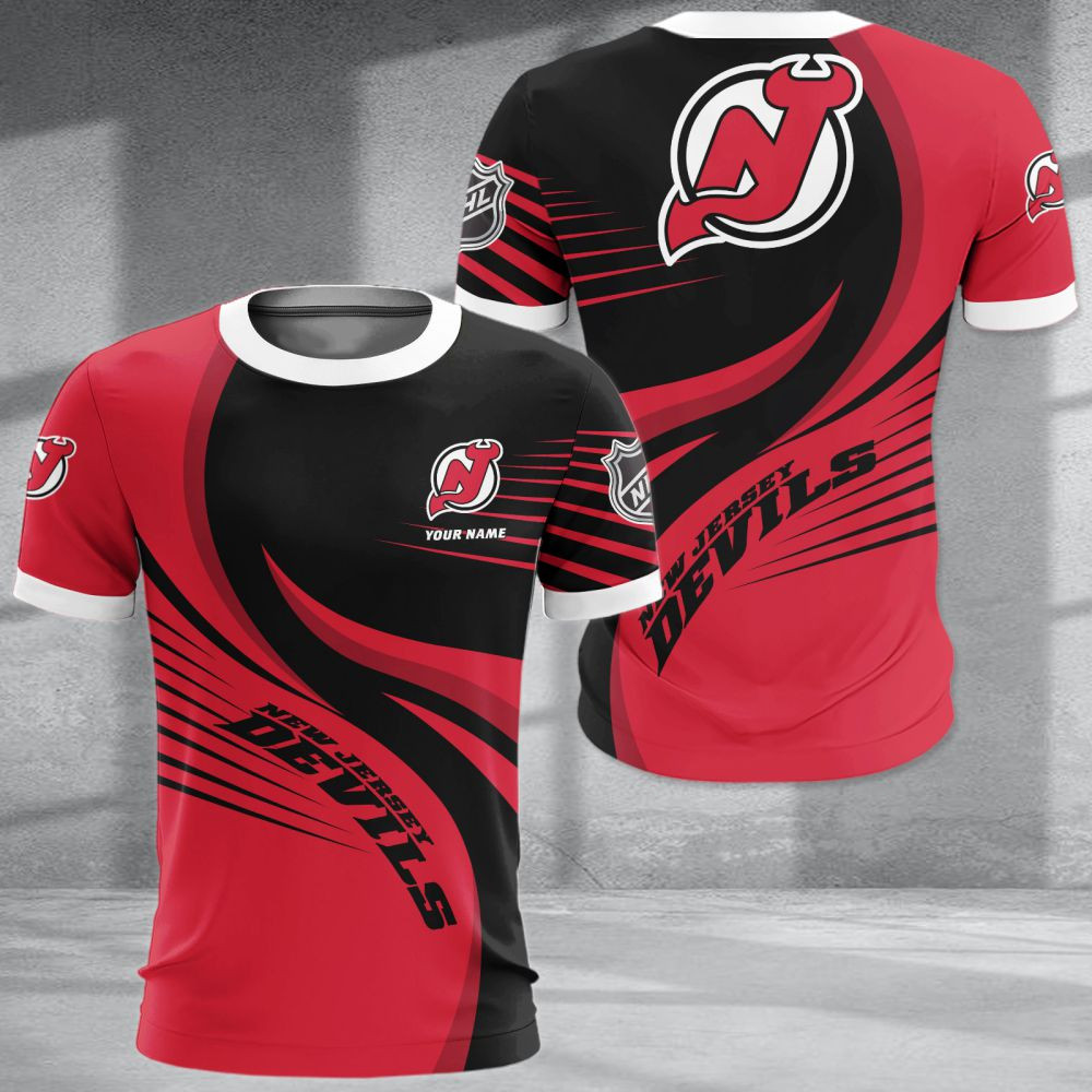 LIMITED EDITION - NEW CUSTOMIZED NHL06 NJD NEW JERSEY DEVILS POLO SHIRT & T-SHIRTS