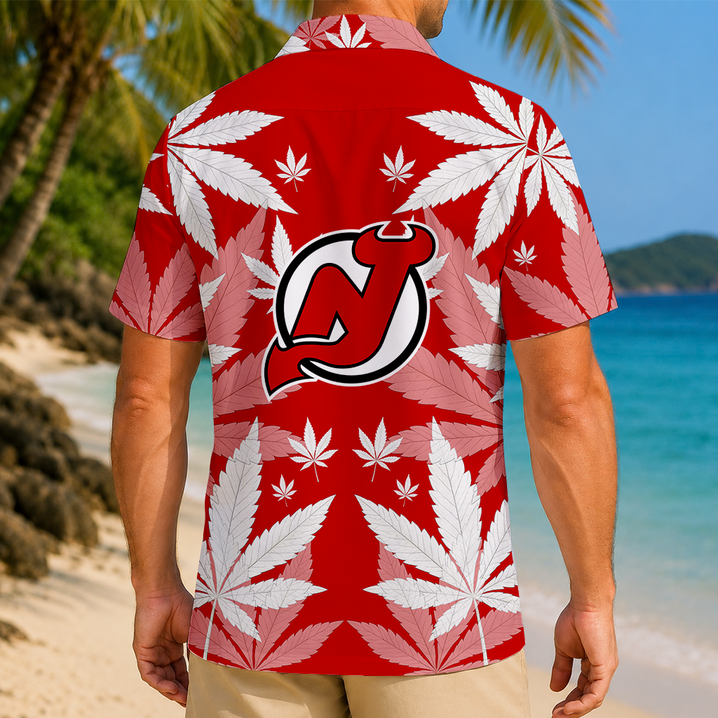 LIMITED EDITION - NEW CUSTOMIZED NHL06 NJD NEW JERSEY DEVILS UNISEX HAWAIIAN SHIRT