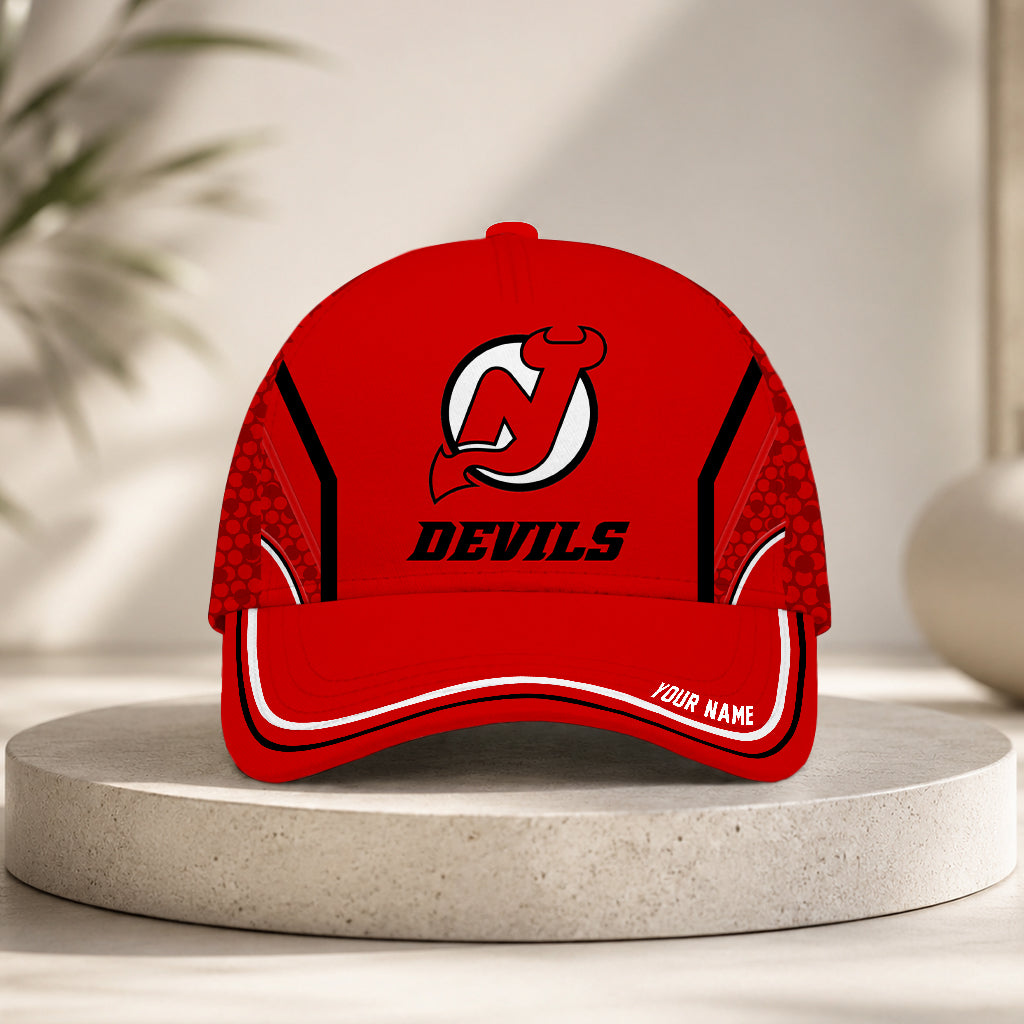VIRAL EDITION - NEW CUSTOMIZED NHL06 NJD NEW JERSEY DEVILS CLASSIC CAP