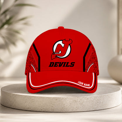 VIRAL EDITION - NEW CUSTOMIZED NHL06 NJD NEW JERSEY DEVILS CLASSIC CAP