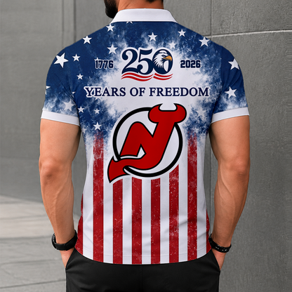 LIMITED EDITION - NEW CUSTOMIZED NHL06 NJD NEW JERSEY DEVILS POLO SHIRT, ZIP POLO SHIRT & T-SHIRTS