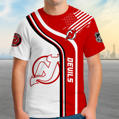 ELITE EDITION - NEW CUSTOMIZED NHL06 NJD NEW JERSEY DEVILS POLO SHIRT, ZIP POLO SHIRT & T-SHIRTS