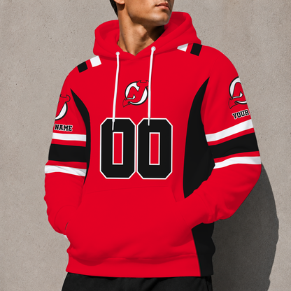 ELITE EDITION - NEW CUSTOMIZED NHL06 NJD NEW JERSEY DEVILS HOODIE, ZIP HOODIE, T-SHIRT, POLO SHIRT, ZIP POLO SHIRT & SWEATSHIRT