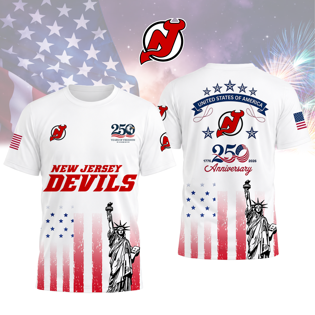 LIMITED EDITION - NEW CUSTOMIZED NHL06 NJD NEW JERSEY DEVILS T-SHIRT, POLO SHIRT, ZIP POLO SHIRT, SWEATSHIRT, HOODIE & ZIP HOODIE