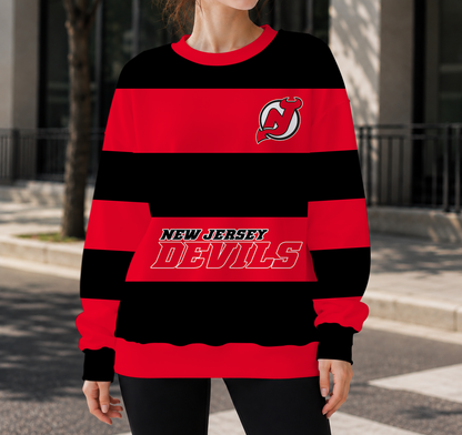 SPECIAL EDITION - NEW CUSTOMIZED NHL06 NJD NEW JERSEY DEVILS UNISEX SWEATSHIRT