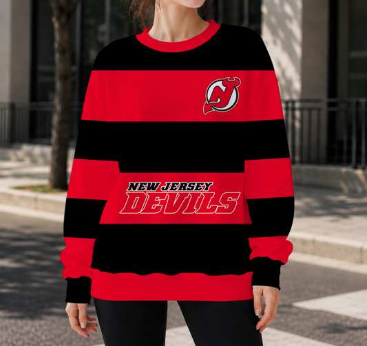 SPECIAL EDITION - NEW CUSTOMIZED NHL06 NJD NEW JERSEY DEVILS UNISEX SWEATSHIRT
