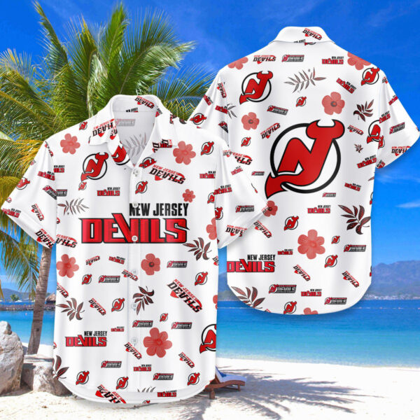 LIMITED EDITION - NEW CUSTOMIZED NHL06 NJD NEW JERSEY DEVILS UNISEX HAWAIIAN SHIRT