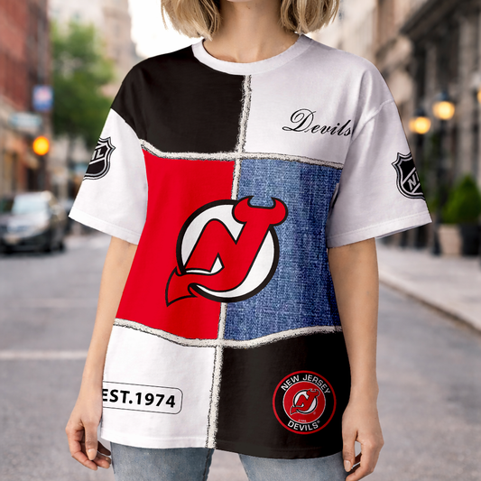 LIMITED EDITION - NEW CUSTOMIZED NHL06 NJD NEW JERSEY DEVILS UNISEX T-SHIRT, SWEATSHIRTS, HOODIE & JACKETS