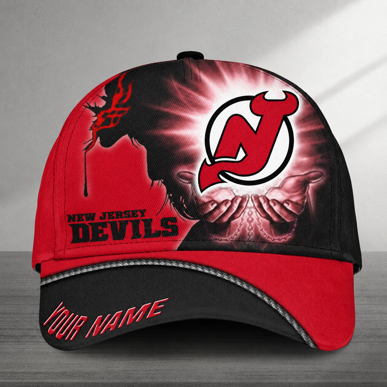LIMITED EDITION - NEW CUSTOMIZED NHL06 NJD NEW JERSEY DEVILS CLASSIC CAP