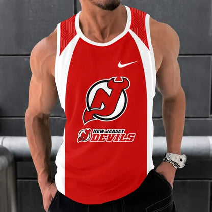 [SUPER SALE] NEW CUSTOMIZED NHL06 NJD NEW JERSEY DEVILS UNISEX TANK TOP
