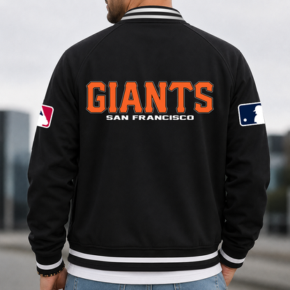 [FLASH SALE] NEW CUSTOMIZED MLB06 SFG SAN FRANCISCO GIANTS MULTICOLOR MEN'S CASUAL JACKET