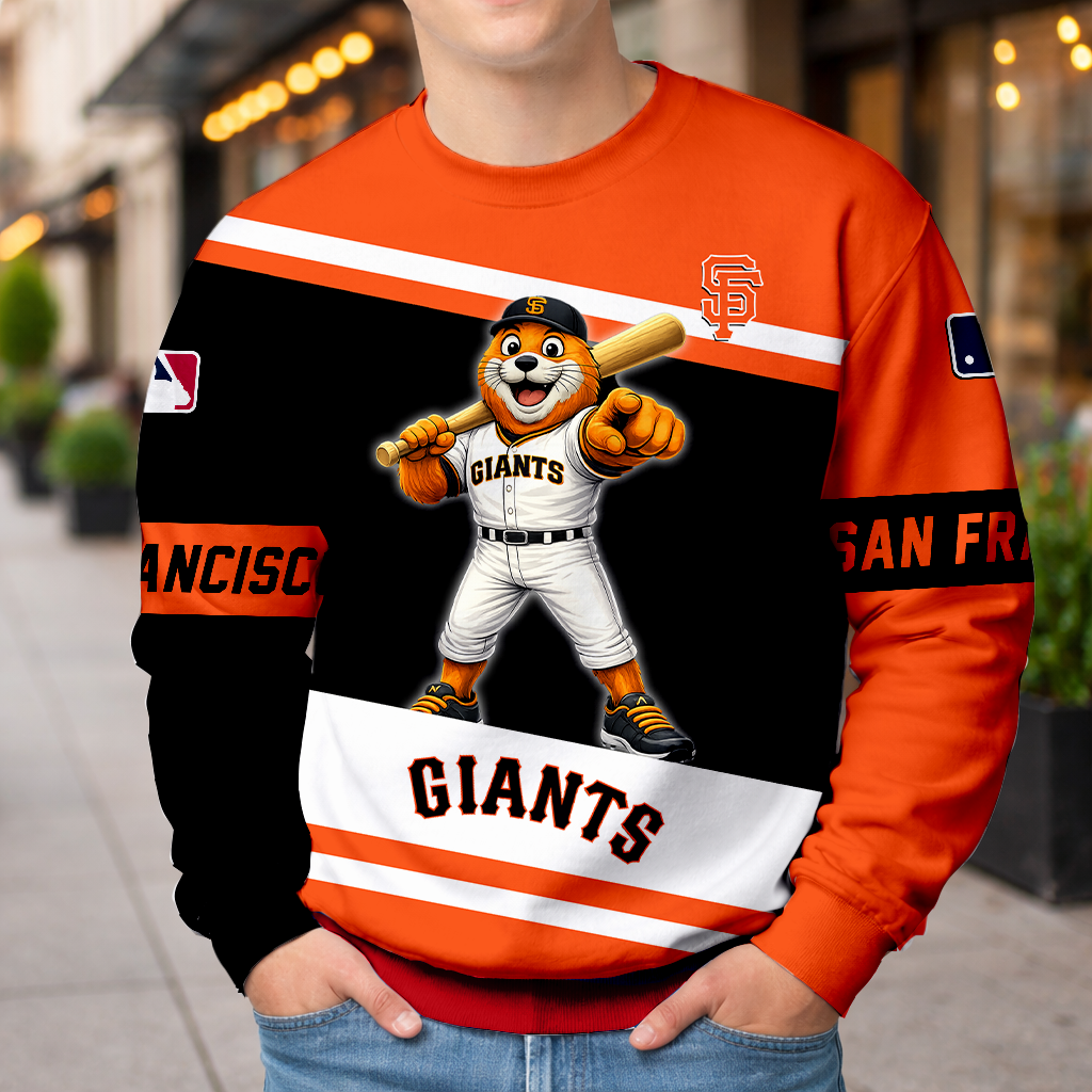 LIMITED EDITION - NEW CUSTOMIZED MLB06 SFG SAN FRANCISCO GIANTS UNISEX T-SHIRT, HOODIE & JACKETS