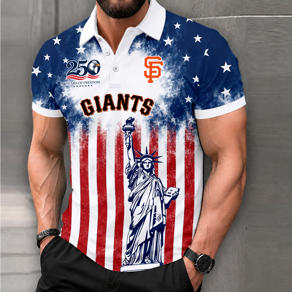 LIMITED EDITION - NEW CUSTOMIZED MLB06 SFG SAN FRANCISCO GIANTS POLO SHIRT, ZIP POLO SHIRT & T-SHIRTS
