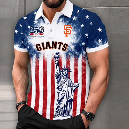 LIMITED EDITION - NEW CUSTOMIZED MLB06 SFG SAN FRANCISCO GIANTS POLO SHIRT, ZIP POLO SHIRT & T-SHIRTS