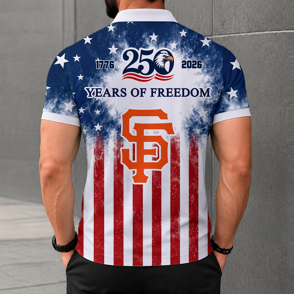 LIMITED EDITION - NEW CUSTOMIZED MLB06 SFG SAN FRANCISCO GIANTS POLO SHIRT, ZIP POLO SHIRT & T-SHIRTS