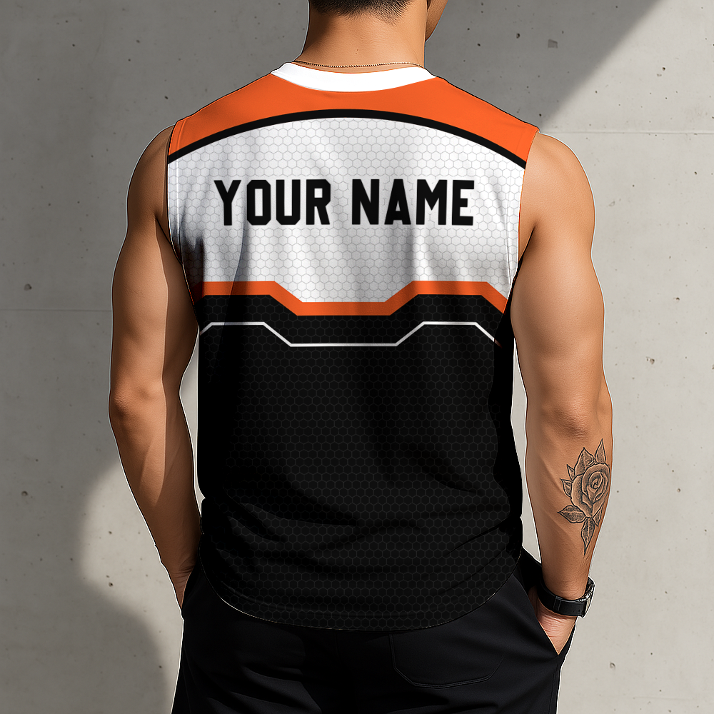 LIMITED EDITION - NEW CUSTOMIZED MLB06 SFG SAN FRANCISCO GIANTS MEN'S GYM SHIRT