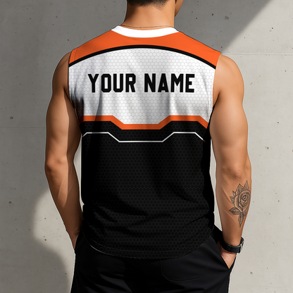 LIMITED EDITION - NEW CUSTOMIZED MLB06 SFG SAN FRANCISCO GIANTS MEN'S GYM SHIRT