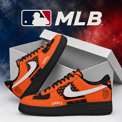 LIMITED EDITION - NEW CUSTOMIZED MLB06 SFG SAN FRANCISCO GIANTS AF1 SHOES