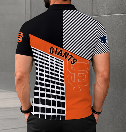 LIMITED EDITION - NEW CUSTOMIZED MLB06 SFG SAN FRANCISCO GIANTS POLO SHIRT