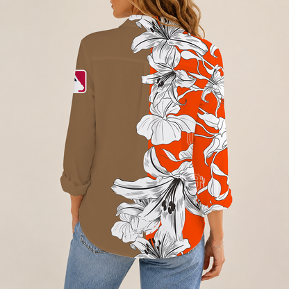 [FLASH SALE] NEW CUSTOMIZED MLB06 SFG SAN FRANCISCO GIANTS WOMEN CASUAL SHIRT