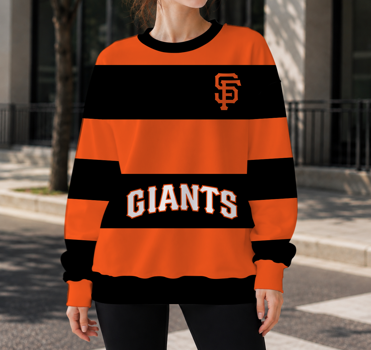 LIMITED EDITION - NEW CUSTOMIZED MLB06 SFG SAN FRANCISCO GIANTS UNISEX SWEATSHIRT