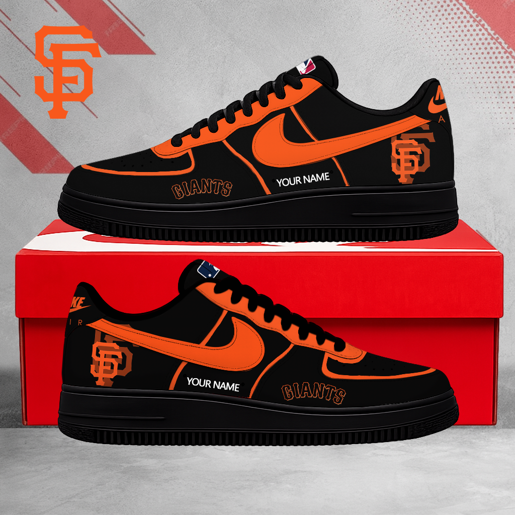 SPECIAL EDITION - NEW CUSTOMIZED MLB06 SFG SAN FRANCISCO GIANTS AF1 SHOES