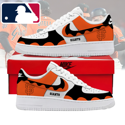 FINAL CLEARANCE - NEW CUSTOMIZED MLB06 SFG SAN FRANCISCO GIANTS AF1 SHOES