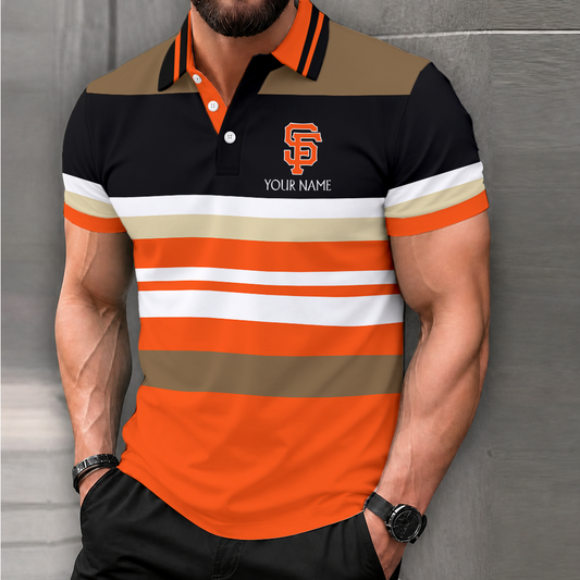 LIMITED EDITION - NEW CUSTOMIZED MLB06 SFG SAN FRANCISCO GIANTS POLO SHIRT, ZIP POLO SHIRT & T-SHIRTS