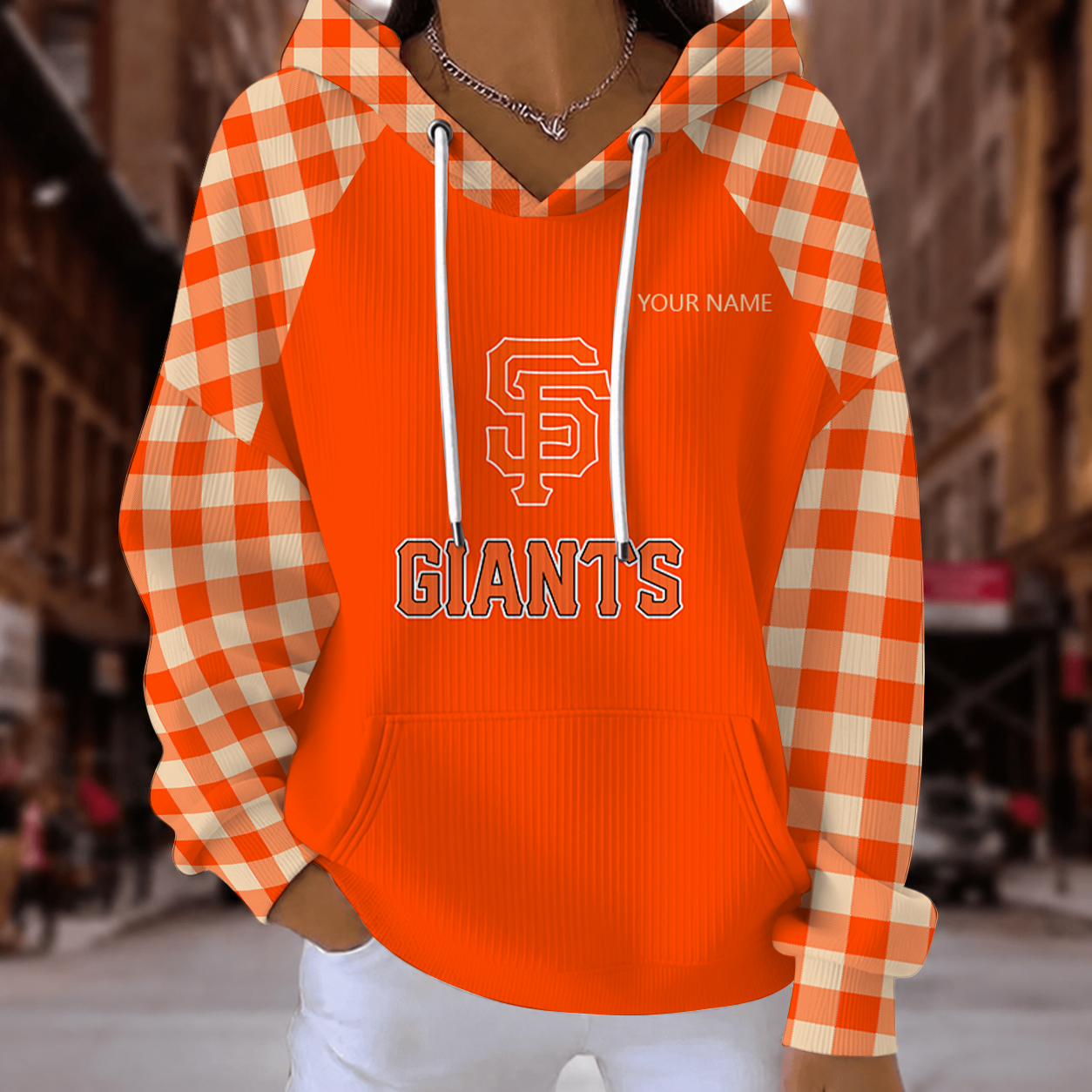 [FLASH SALE] NEW CUSTOMIZED MLB06 SFG SAN FRANCISCO GIANTS RIBBED HOODIE & SWEATSHIRT