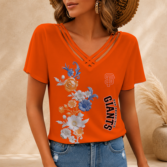 [FAN FAVORITE] NEW CUSTOMIZED NCAA FBS06 GEB GEORGIA BULLDOGS V-NECK SHIRT
