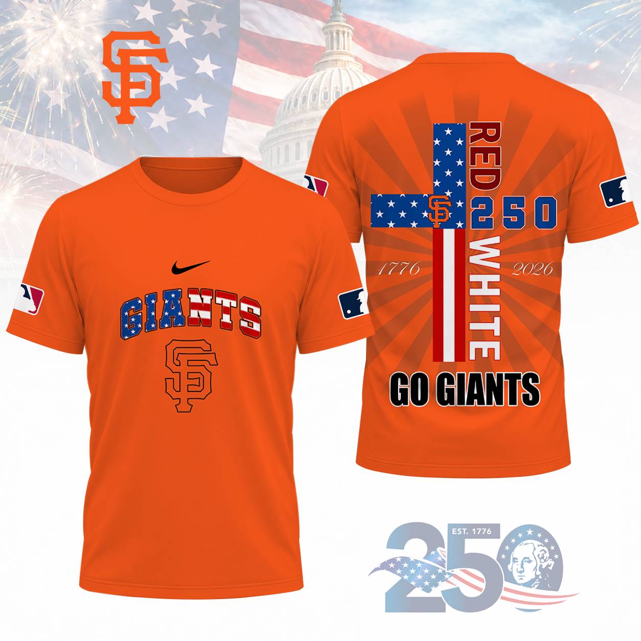 LIMITED EDITION - NEW CUSTOMIZED MLB06 SFG SAN FRANCISCO GIANTS T-SHIRT, POLO SHIRT, ZIP POLO SHIRT, SWEATSHIRT, HOODIE & ZIP HOODIE