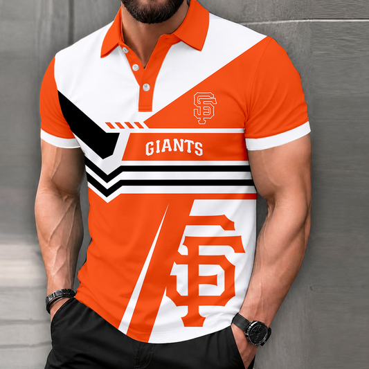 LIMITED EDITION - NEW CUSTOMIZED MLB06 SFG SAN FRANCISCO GIANTS POLO SHIRT, ZIP POLO SHIRT & T-SHIRTS