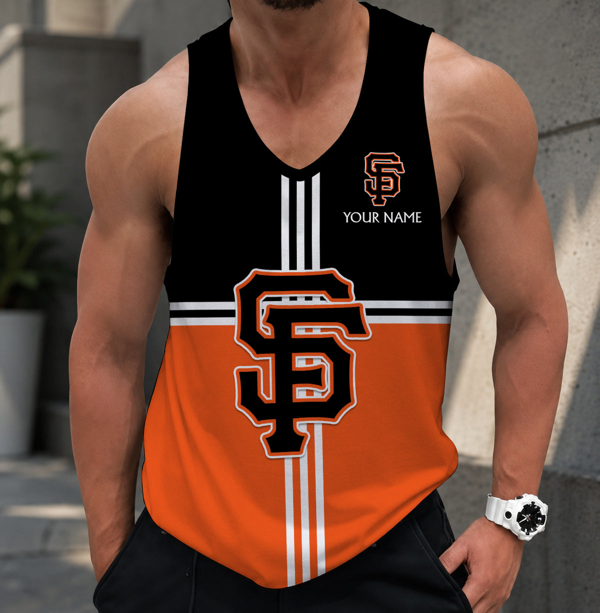 LIMITED EDITION - NEW CUSTOMIZED MLB06 SAN FRANCISCO GIANTS UNISEX TANK TOP
