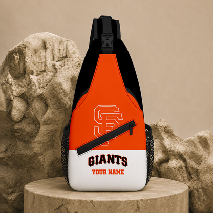 LIMITED EDITION - NEW CUSTOMIZED MLB06 SFG SAN FRANCISCO GIANTS SLING BAG