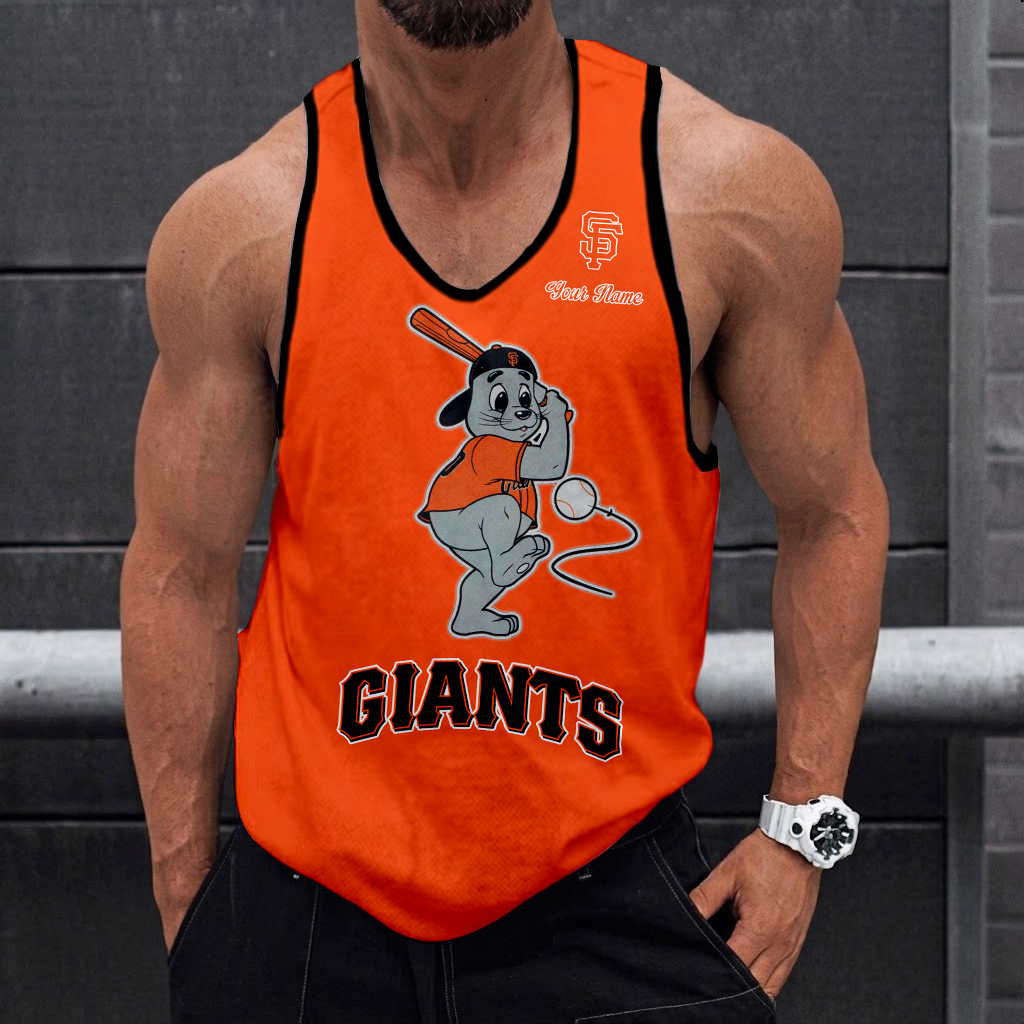 LIMITED EDITION - NEW CUSTOMIZED MLB06 SAN FRANCISCO GIANTS UNISEX TANK TOP