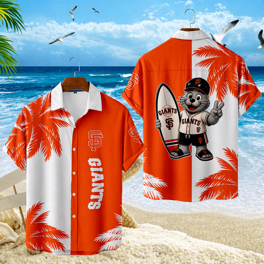 LIMITED EDITION - NEW CUSTOMIZED MLB06 SFG SAN FRANCISCO GIANTS UNISEX HAWAIIAN SHIRT
