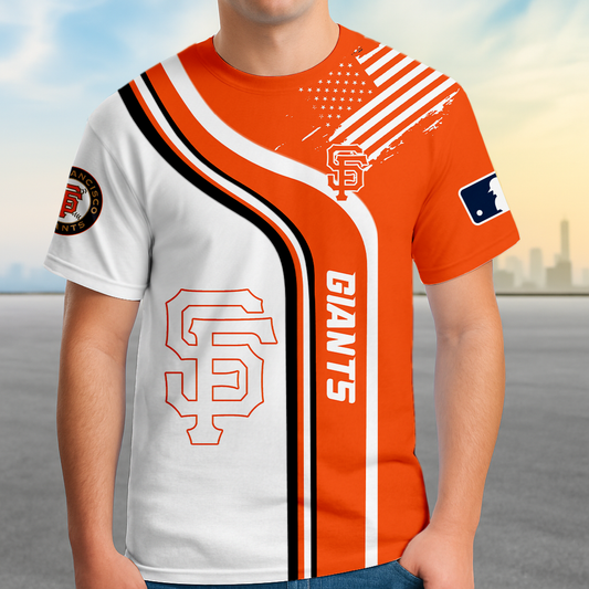 ELITE EDITION - NEW CUSTOMIZED MLB06 SFG SAN FRANCISCO GIANTS POLO SHIRT, ZIP POLO SHIRT & T-SHIRTS