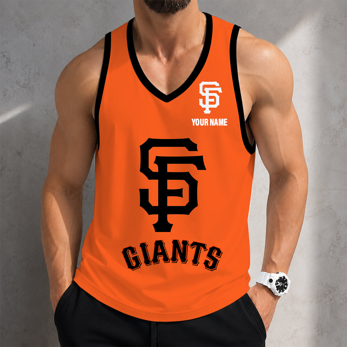 SPECIAL EDITION - NEW CUSTOMIZED MLB06 SAN FRANCISCO GIANTS UNISEX TANK TOP