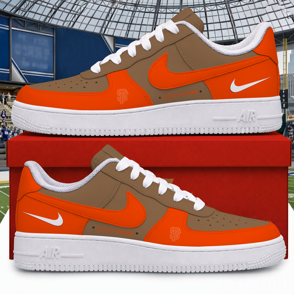 [FLASH SALE] NEW CUSTOMIZED MLB06 SFG SAN FRANCISCO GIANTS AF1 SHOES