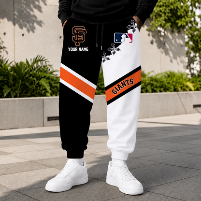 LIMITED EDITION - NEW CUSTOMIZED MLB06 SFG SAN FRANCISCO GIANTS SWEATPANTS