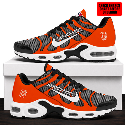 [FLASH SALE] NEW CUSTOMIZED MLB06 SFG SAN FRANCISCO GIANTS AIR MAX PLUS SNEAKERS