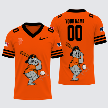 [FLASH SALE] NEW CUSTOMIZED MLB06 SFG SAN FRANCISCO GIANTS FOOTBALL JERSEY
