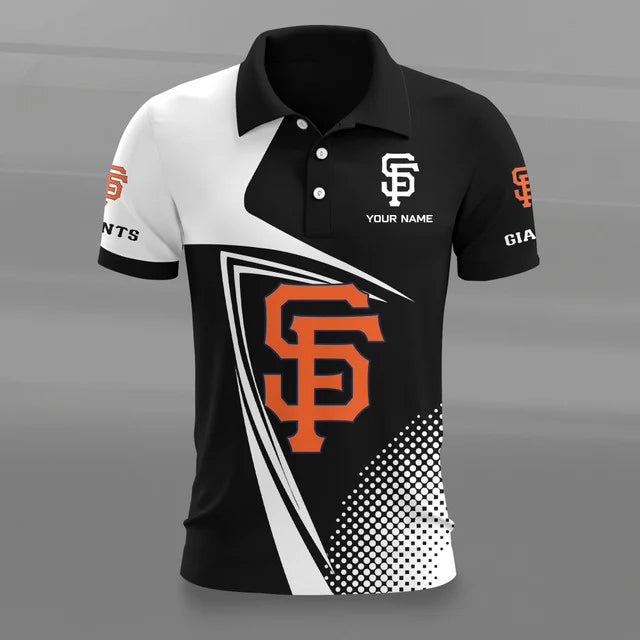 [FLASH SALE] NEW CUSTOMIZED MLB06 SFG SAN FRANCISCO GIANTS POLO SHIRT