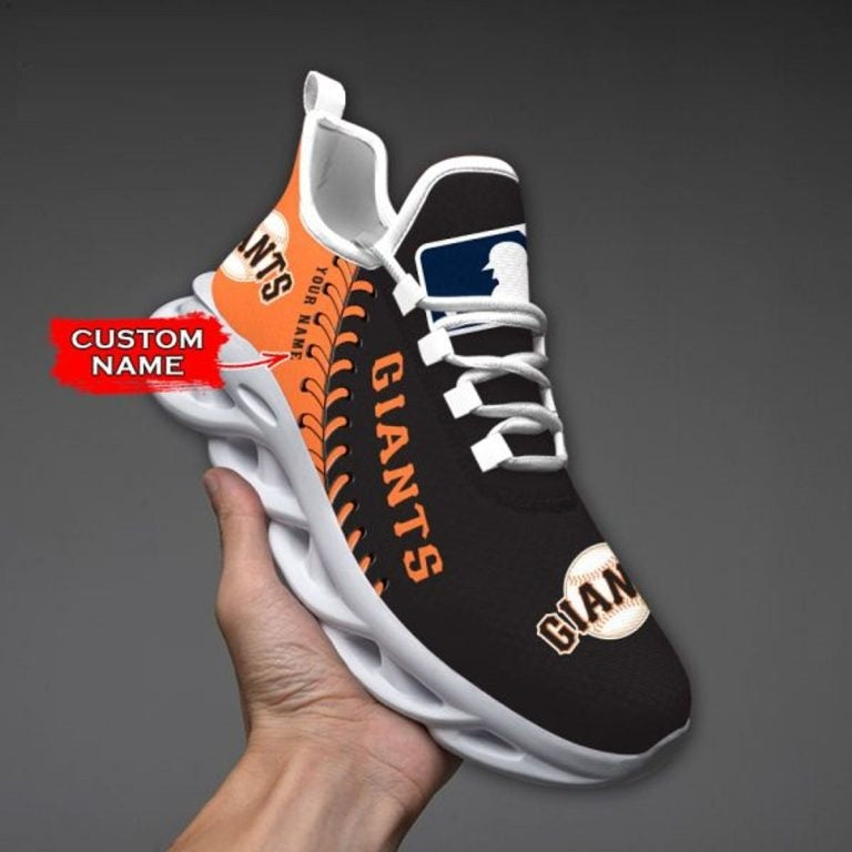 [FLASH SALE] NEW CUSTOMIZED MLB06 SFG SAN FRANCISCO GIANTS MAX SOUL SHOES