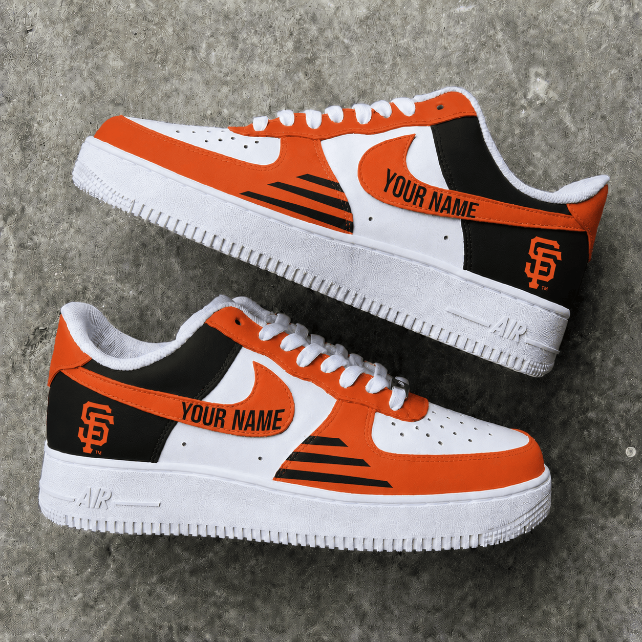 [FLASH SALE] NEW CUSTOMIZED MLB06 SFG SAN FRANCISCO GIANTS AF1 SHOES