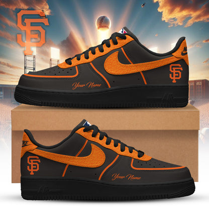 LIMITED EDITION - NEW CUSTOMIZED MLB06 SFG SAN FRANCISCO GIANTS AF1 SNEAKERS