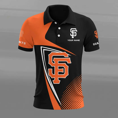 [FLASH SALE] NEW CUSTOMIZED MLB06 SFG SAN FRANCISCO GIANTS POLO SHIRT